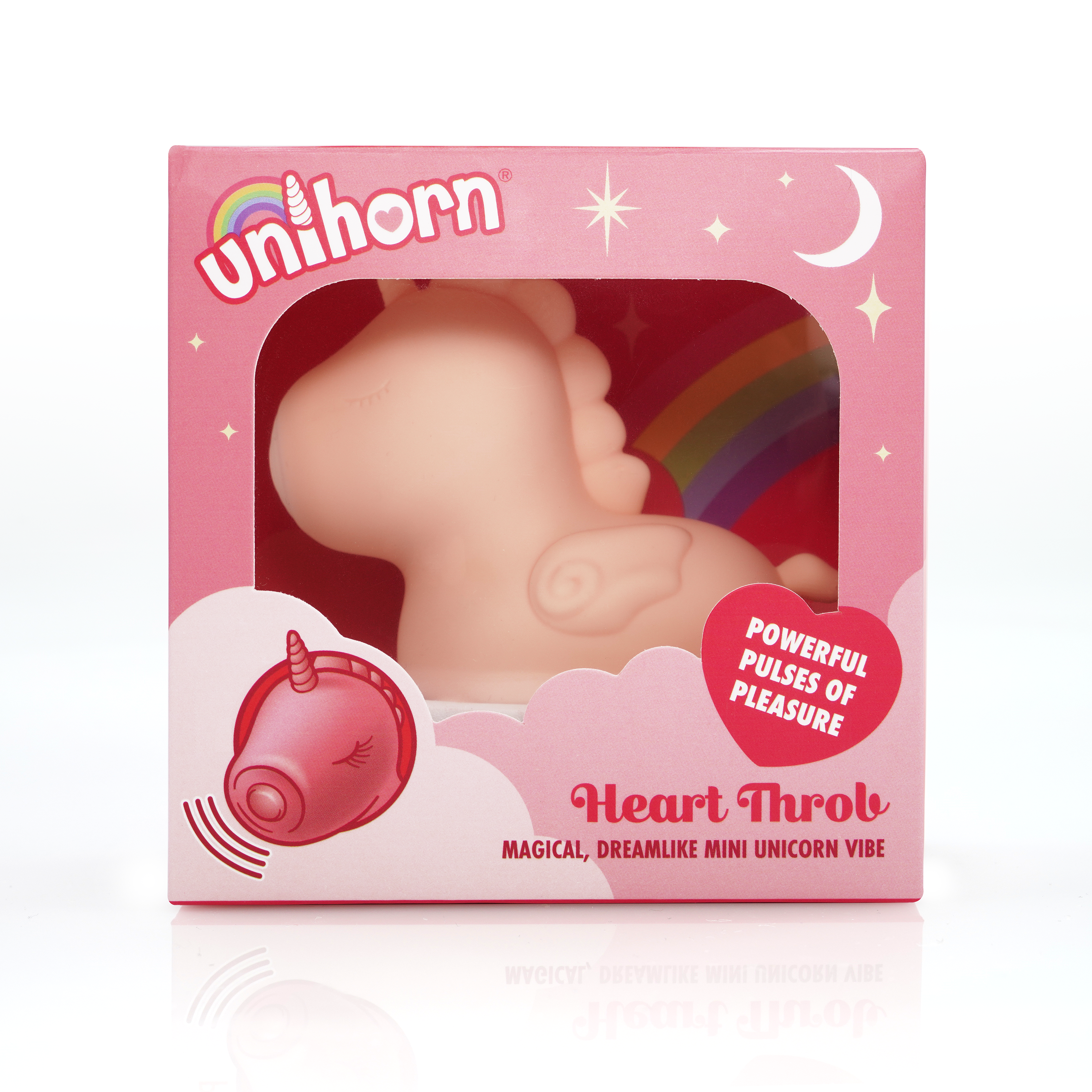 Unihorn- Heart Throb Unicorn Pulsing Clitoral Vibrator