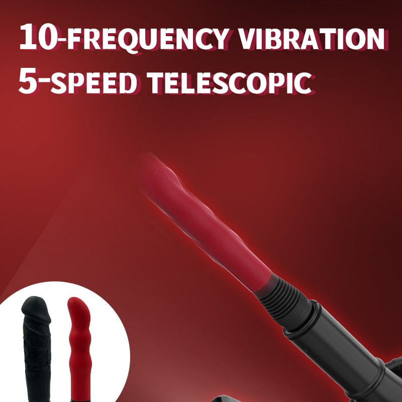 Cannon-shaped Thrusting Dildo Machine With Dildos & Remote Control