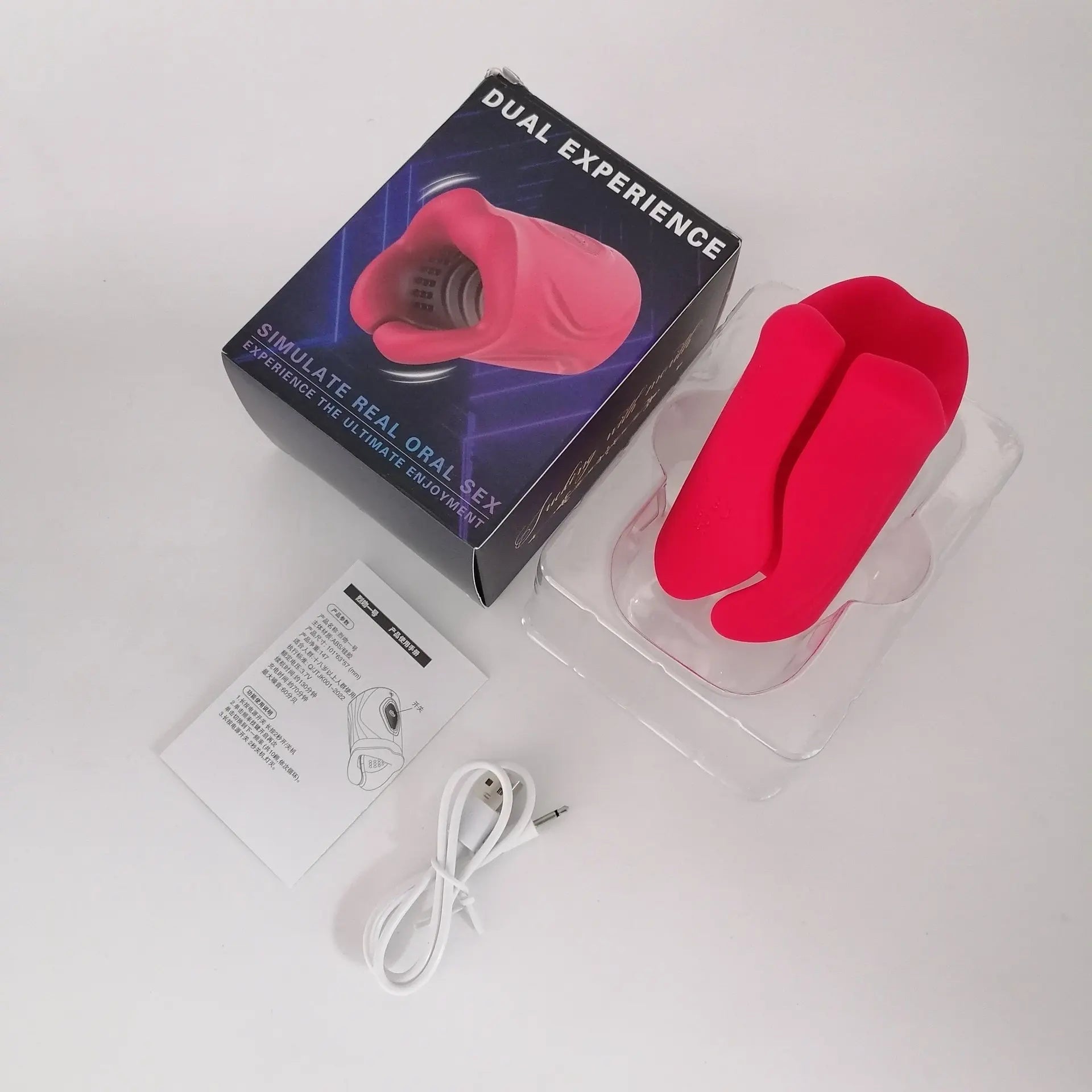 Blazing Kiss #1 APP Lip Clip Stem Trainer Male Massager Adult Erotic Sex Products Masturbator Cup