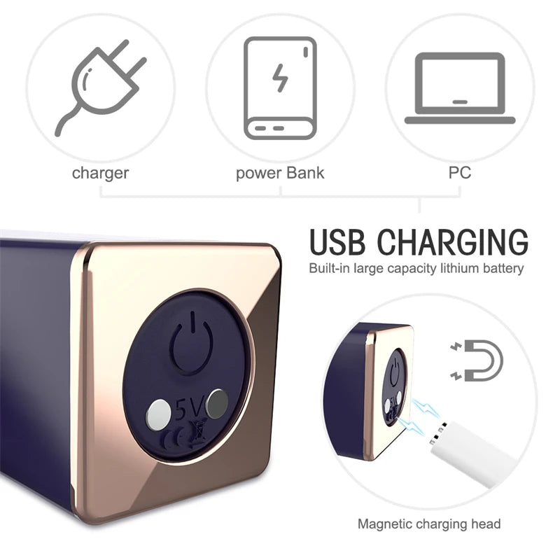 LustBeauty - Mini Lipstick Vibrator Secret Bullet Masturbator Nipple Clitoris Stimulator