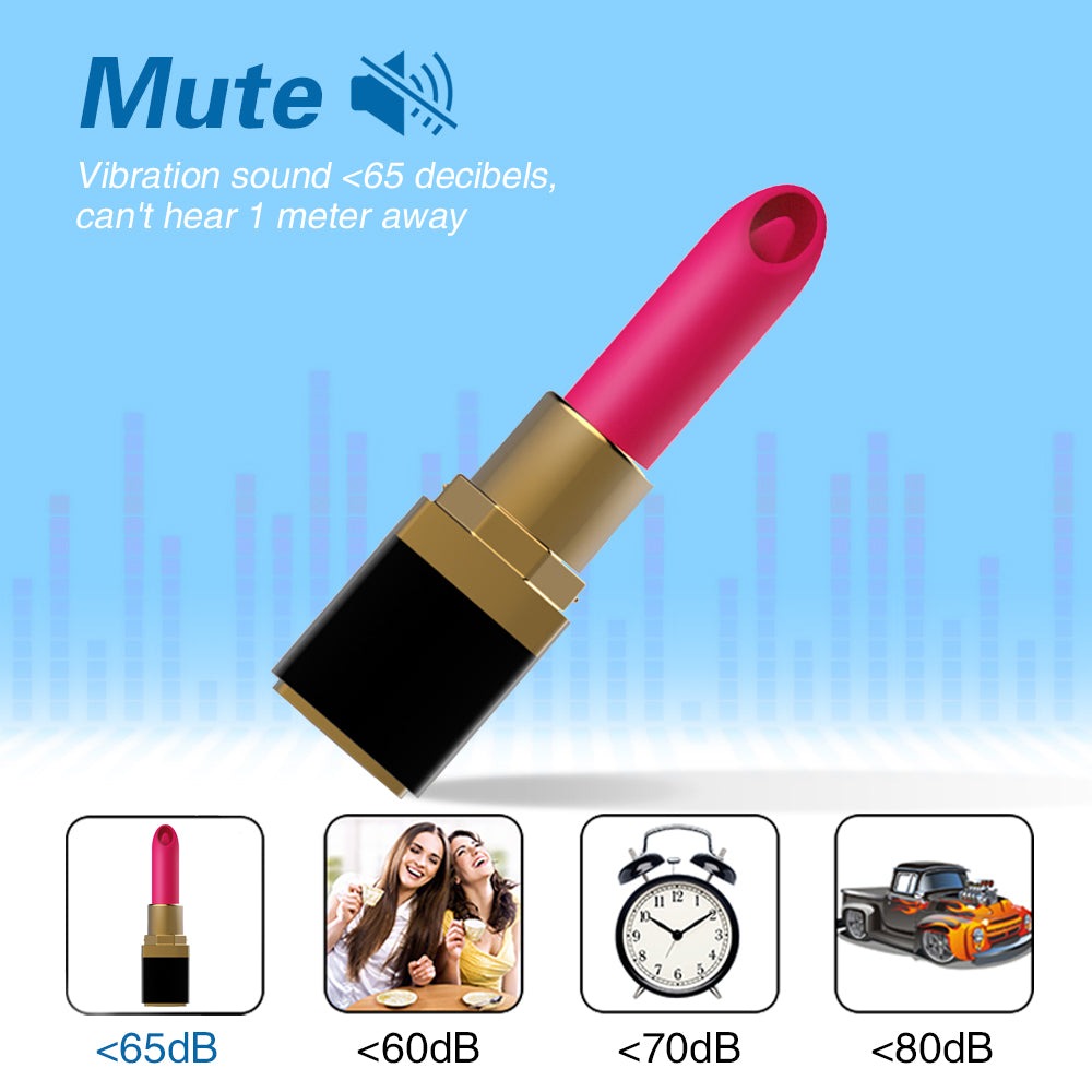 LustBeauty - Lipstick Vibrating Massage Stick Women's Clitoris Stimulation