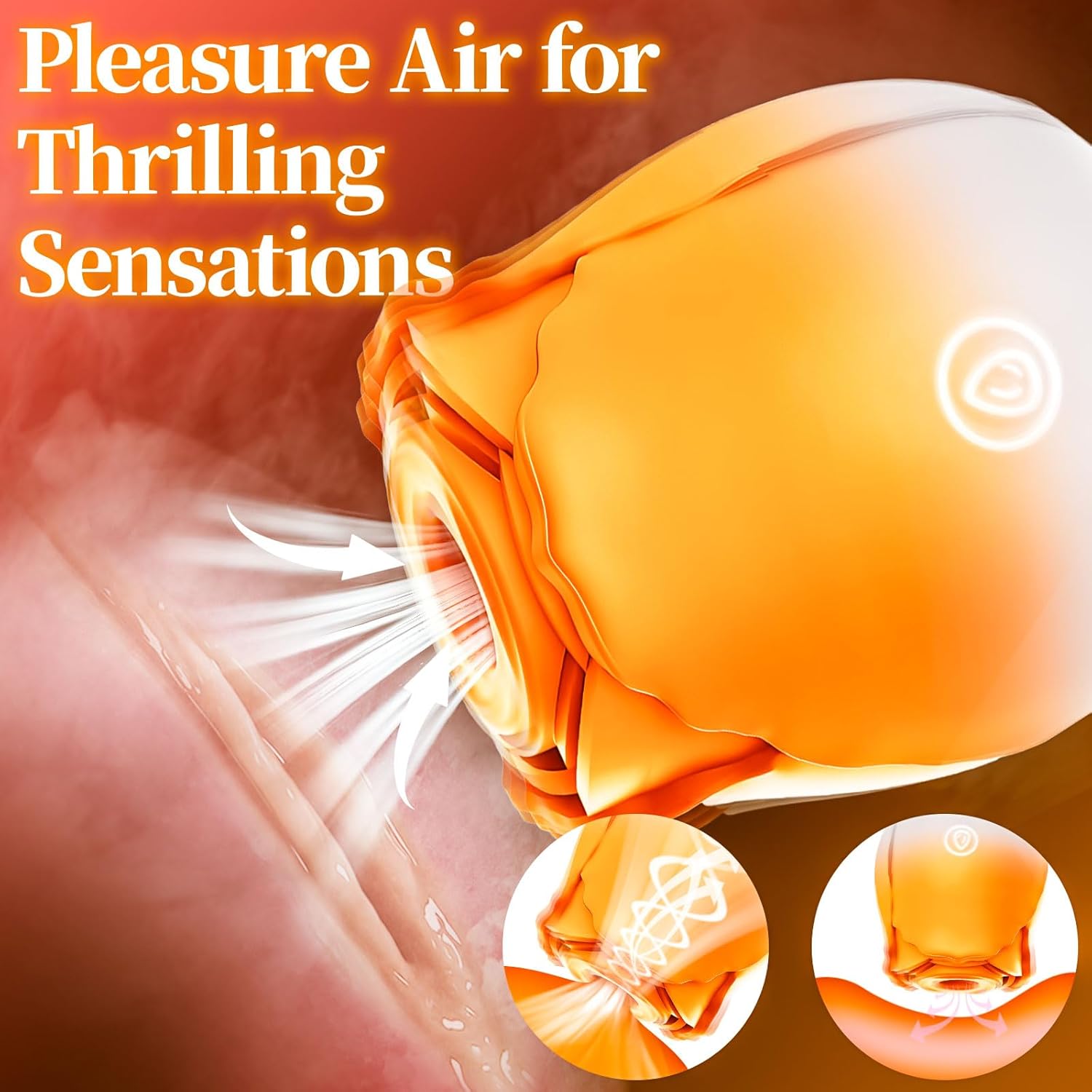 10-Speed Waterproof Rose Sucker Toy - Silent & Automatic