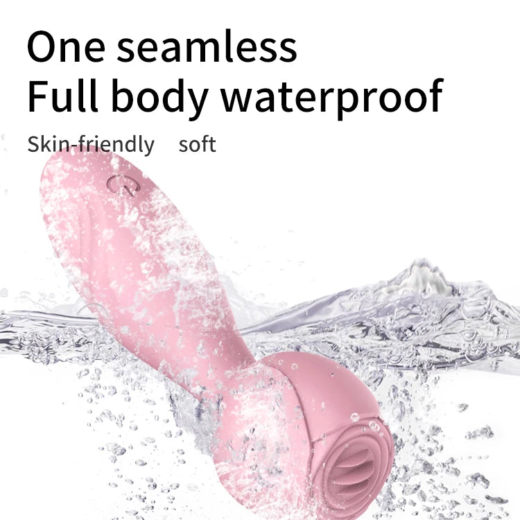 Pink Rose Tongue Clitoral Vibrator