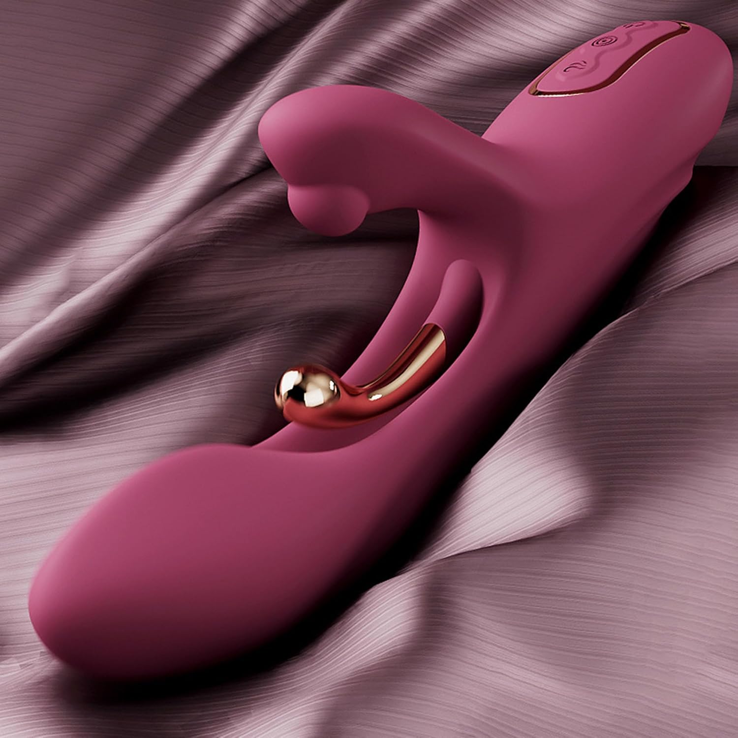 G Spot Rabbit Vibrator Three Points of StimulationSucking Toy Female