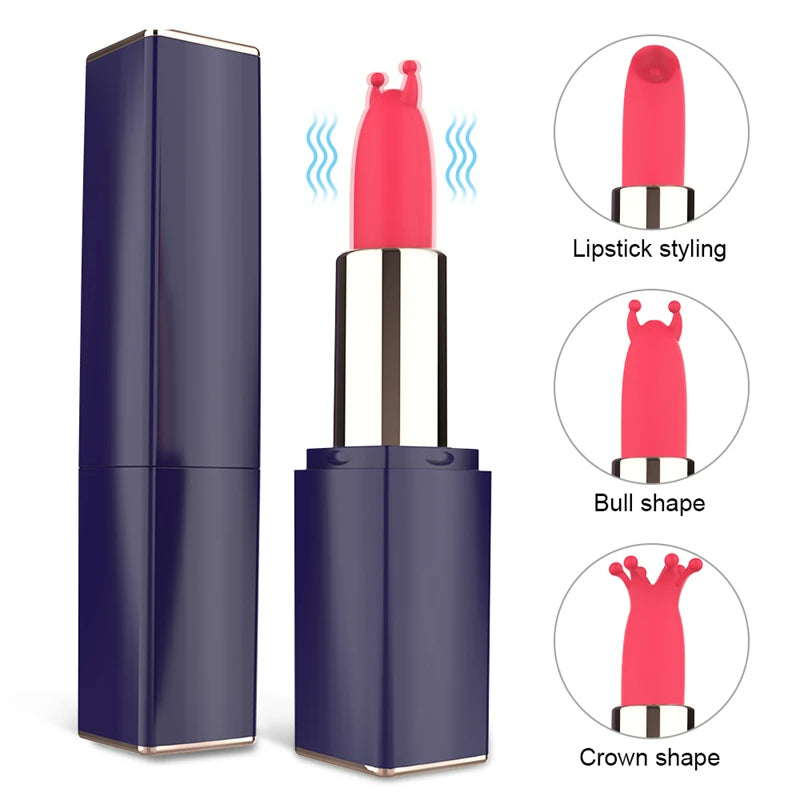 LustBeauty - Mini Lipstick Vibrator Secret Bullet Masturbator Nipple Clitoris Stimulator
