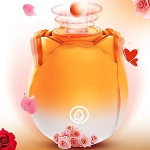 10-Speed Waterproof Rose Sucker Toy - Silent & Automatic