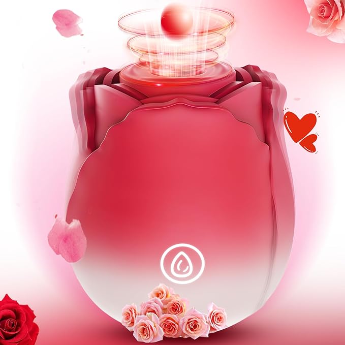 10-Speed Waterproof Rose Sucker Toy - Silent & Automatic