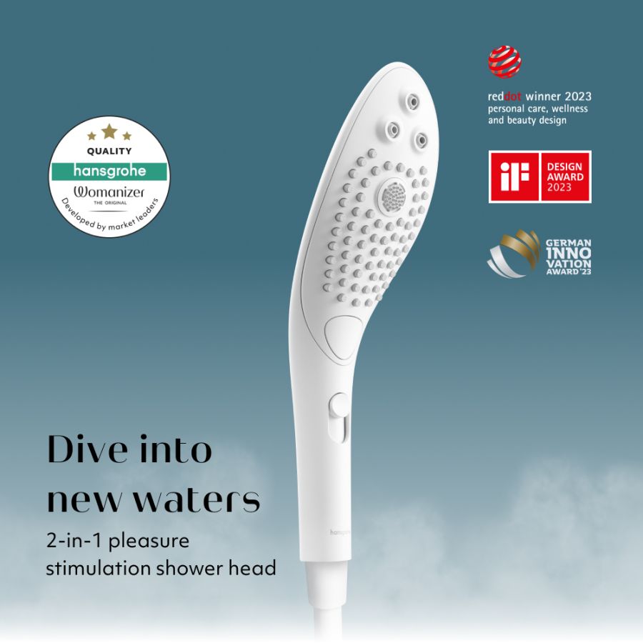 Womanizer X hansgrohe Wave Clitoral Stimulation Shower Head