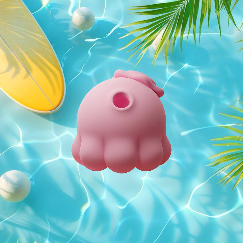 Cute Octopus Sucking Vibrator Heating Clit Vibrating Sucker