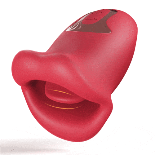 Tongue licking multi-frequency vibration bite licking mouth fun vibrator