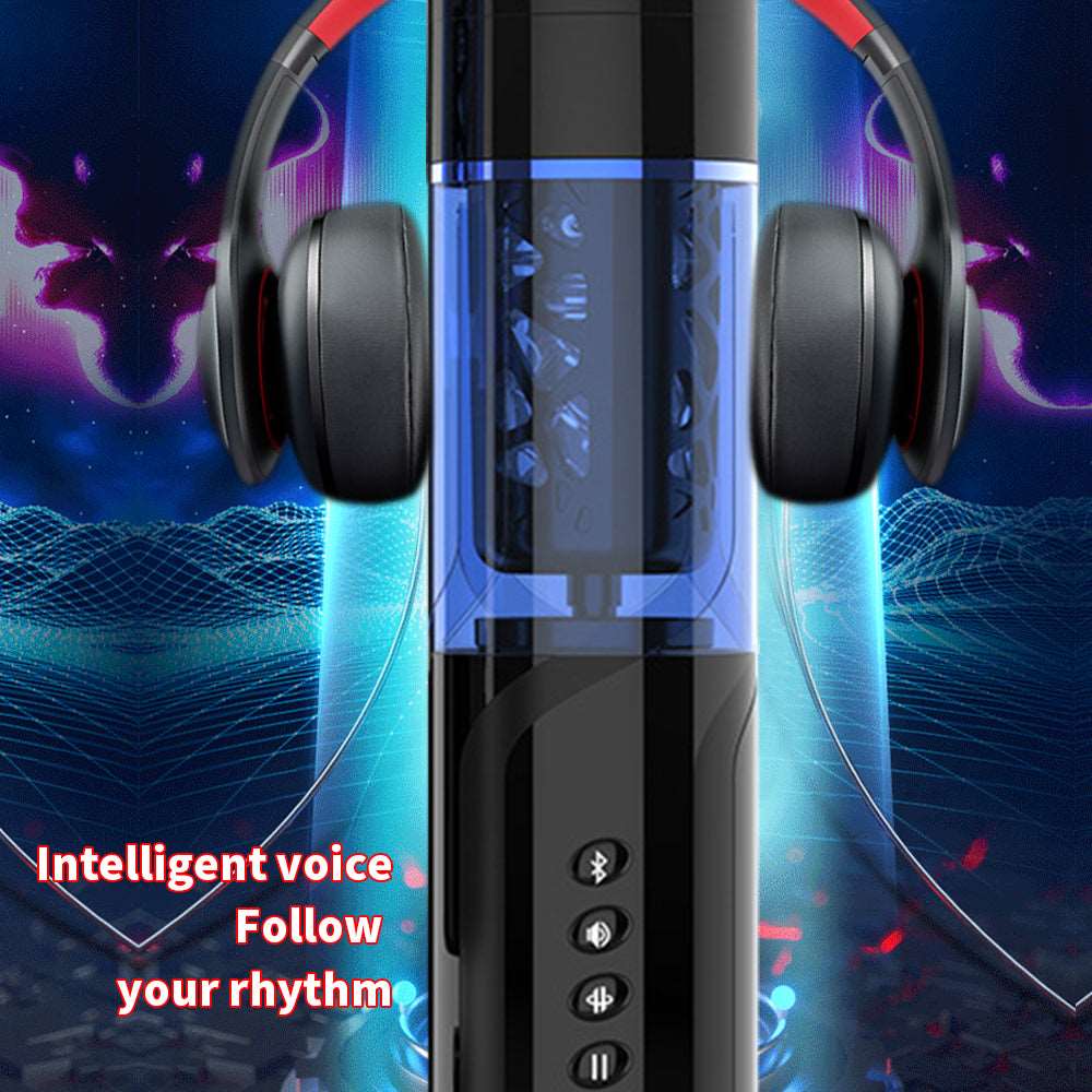 Samurai 2.0-Masturbador Telescópico Y Giratorio Automático