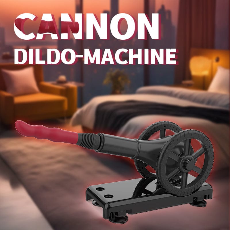Cannon-shaped Thrusting Dildo Machine With Dildos & Remote Control