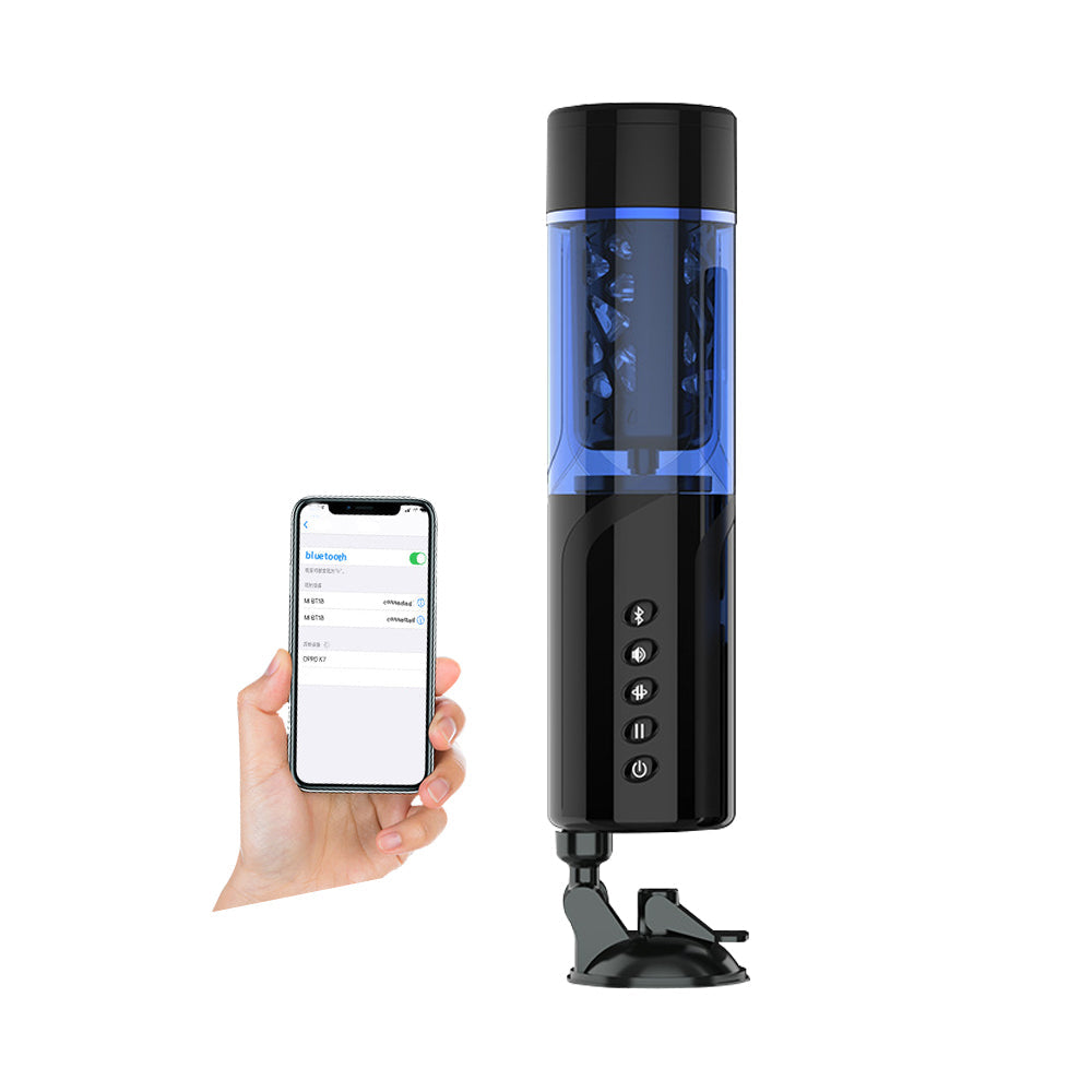 Samurai 2.0-Masturbador Telescópico Y Giratorio Automático