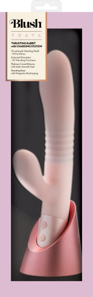 Blush Fraya Rabbit Rechargeable Vibrator Pink