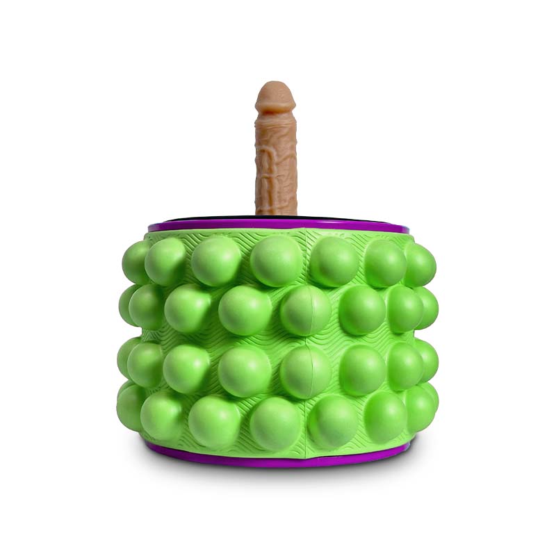 RUGTYO Yoga Rad Yoga Ball Simulierte Penis Sexautomat lindern Ermüdungskissen Talk