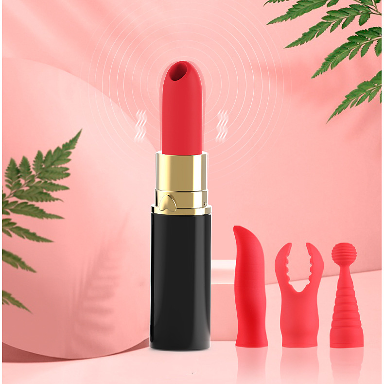 LustBeauty - Lipstick Jump Egg Sucking Vibrating Stick Female