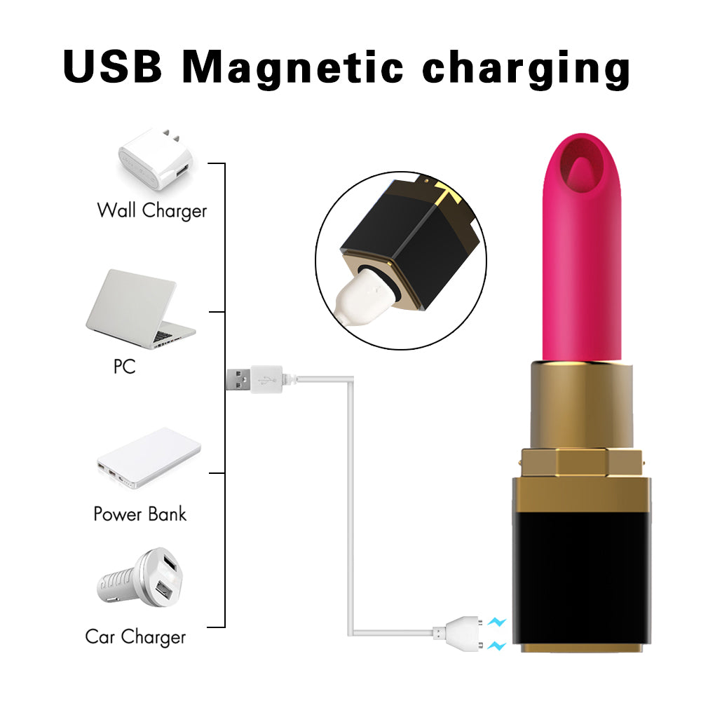 LustBeauty - Lipstick Vibrating Massage Stick Women's Clitoris Stimulation