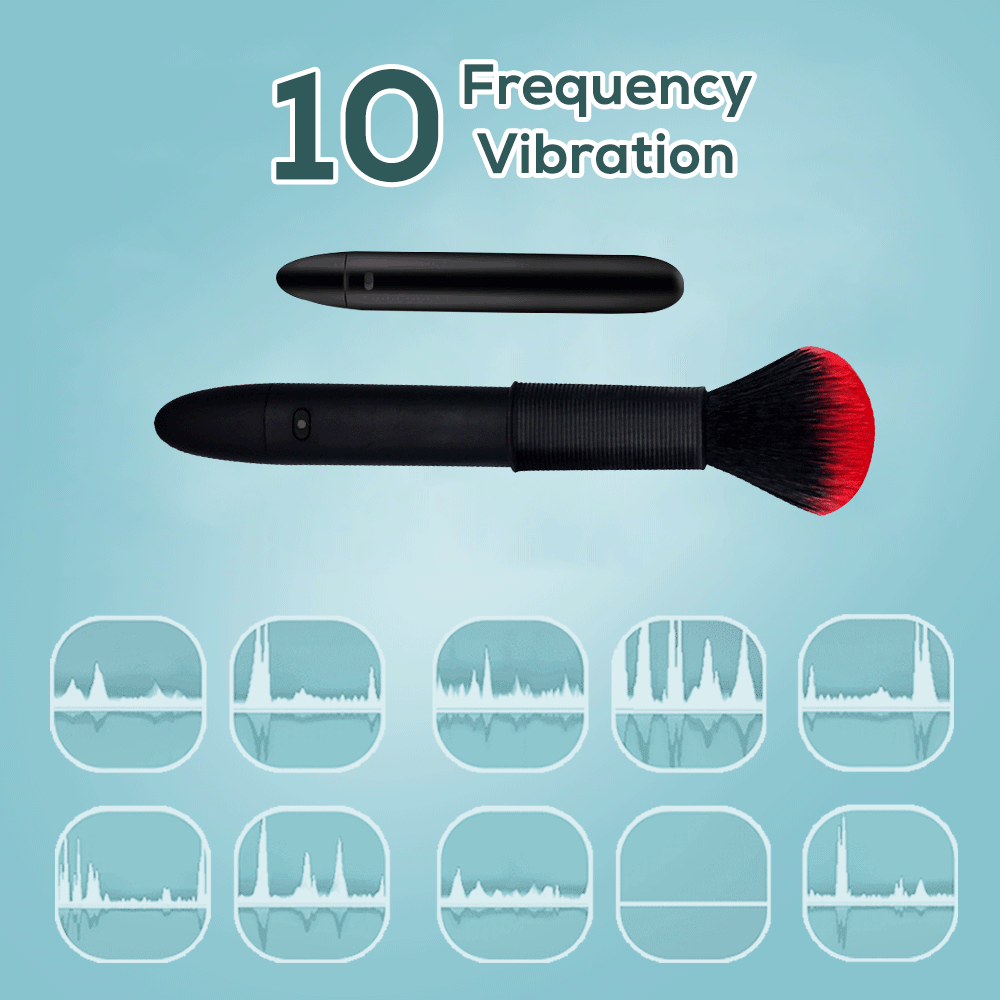 Lustbeauty - Pinsel 1.0 Make -up Pinselmassagegeräte weibliche Sexspielzeug