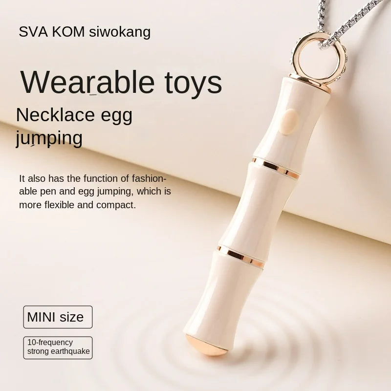 Bamboo Self Necklace Jumper Egg Female Vibrator