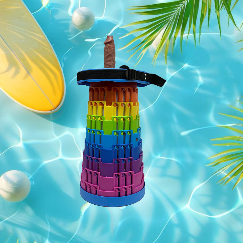 TOYHEERG Rainbow Chair Sex Dildo Machine Outdoor Stimulation