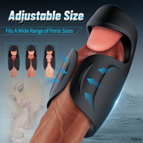 Explorer: Vibradores para pene masculinos 2 en 1 para lamer