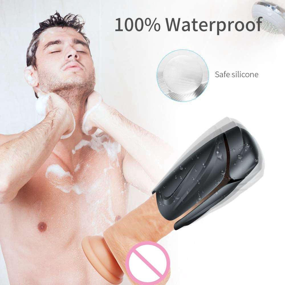 Ejercicio masculino del pene del tirón del masaje de la vibración de 10 frecuencias