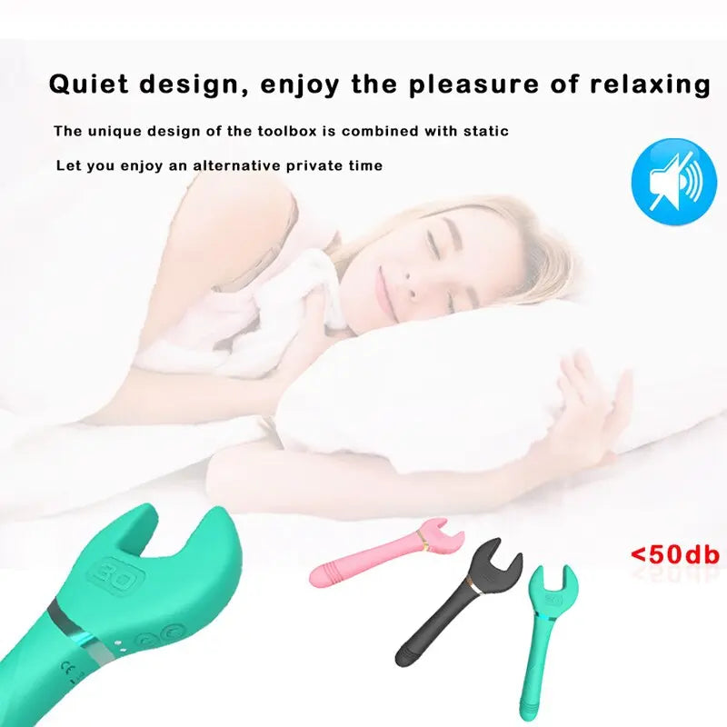 Automatic Retractable Wrench Vibrator for Women - Personal Massage Toy