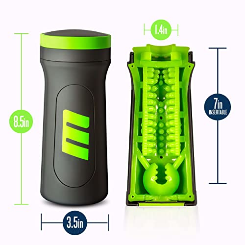 Lurevibe - Copa masturbadora M for Men M2 - Múltiples cámaras de placer para sensaciones potentes durante la penetración