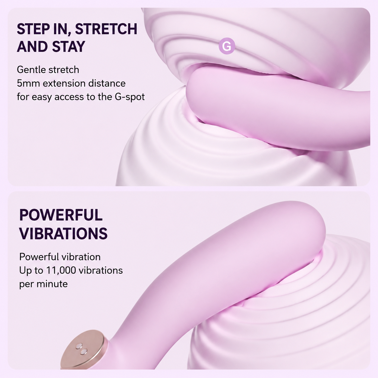 ZEMALIA Pillow Bloom Smart Flower Massager – App Controlled Vibrator with Suction Stimulation