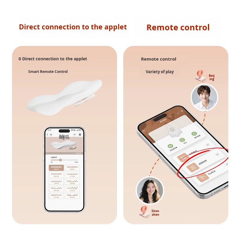 MISTEHU Her Mutual Remote-Control Silent Wearable Vibrator for Women