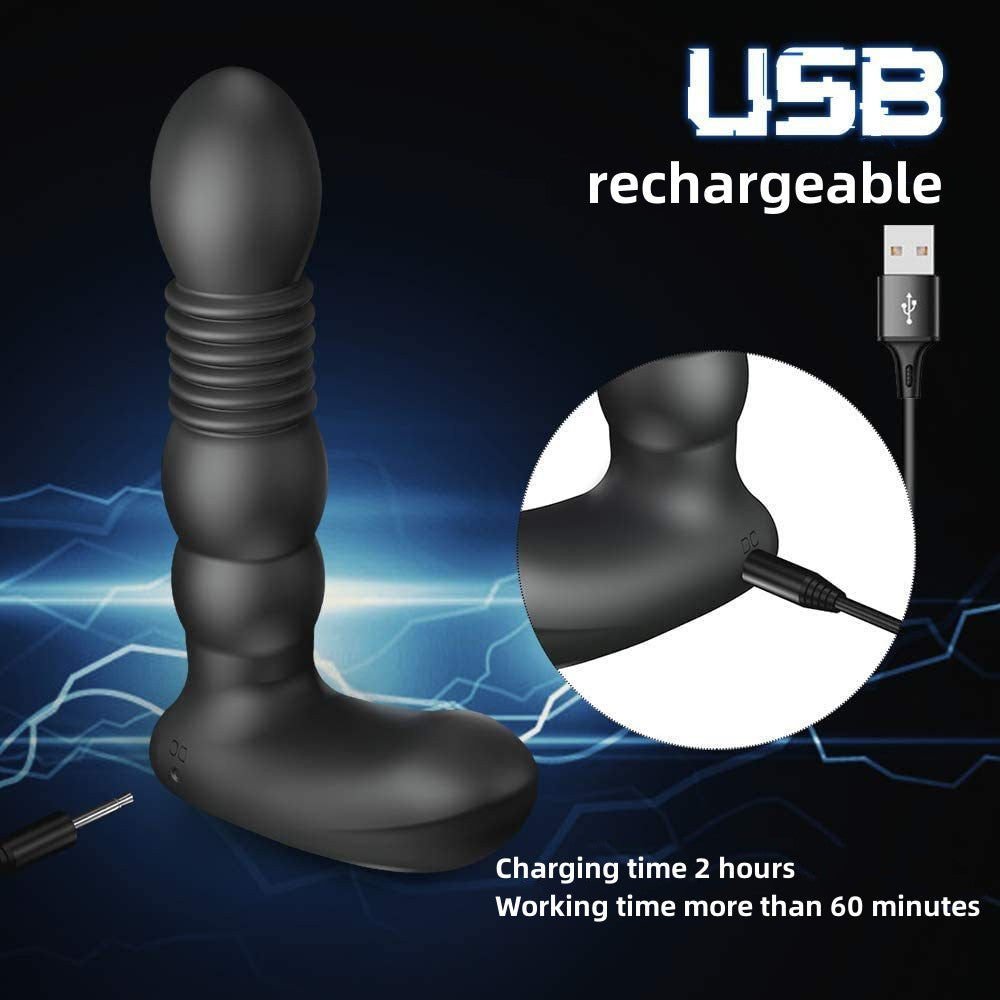 Teleskop -Vibrator Fernbedienung Prostata -Massager Männlicher weiblicher Masturbator