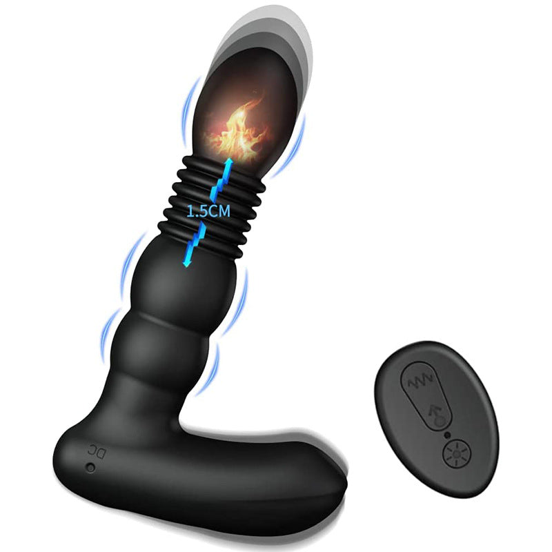 Teleskop -Vibrator Fernbedienung Prostata -Massager Männlicher weiblicher Masturbator