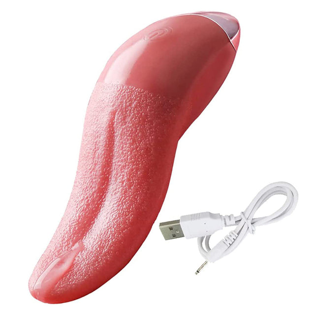 10 Mode Heating Tongue Licking Vibrator Mini G-spot Sex Toys