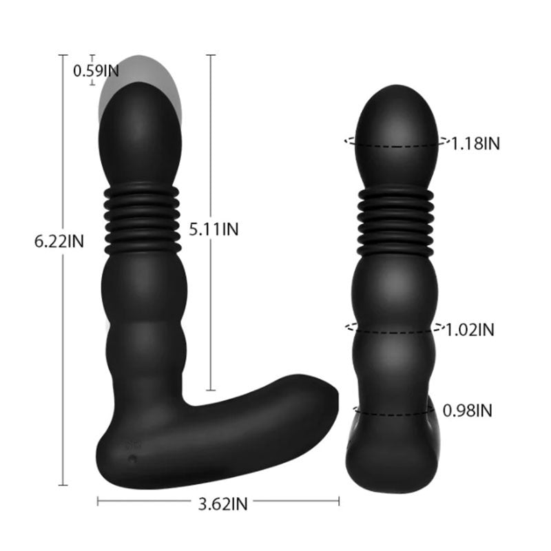 Teleskop -Vibrator Fernbedienung Prostata -Massager Männlicher weiblicher Masturbator