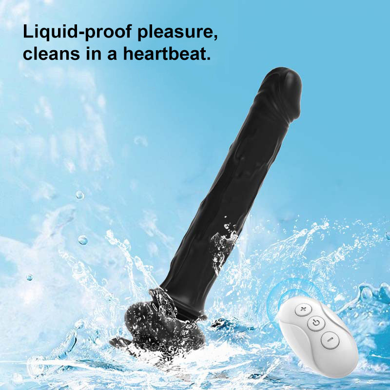 Remote control vibrating wand