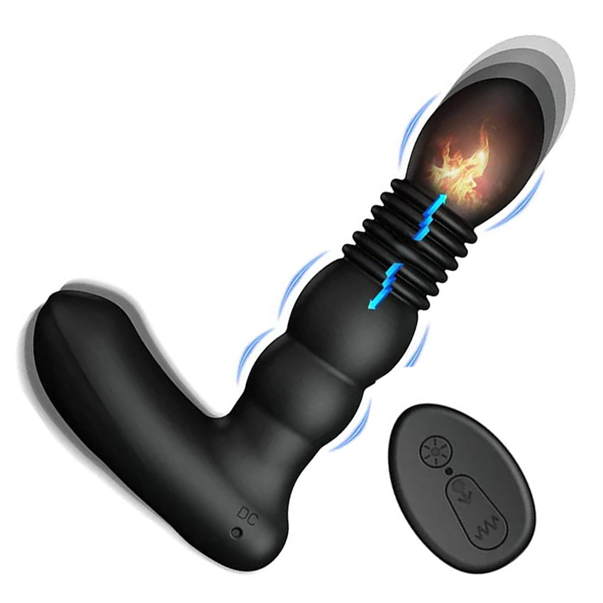 Teleskop -Vibrator Fernbedienung Prostata -Massager Männlicher weiblicher Masturbator